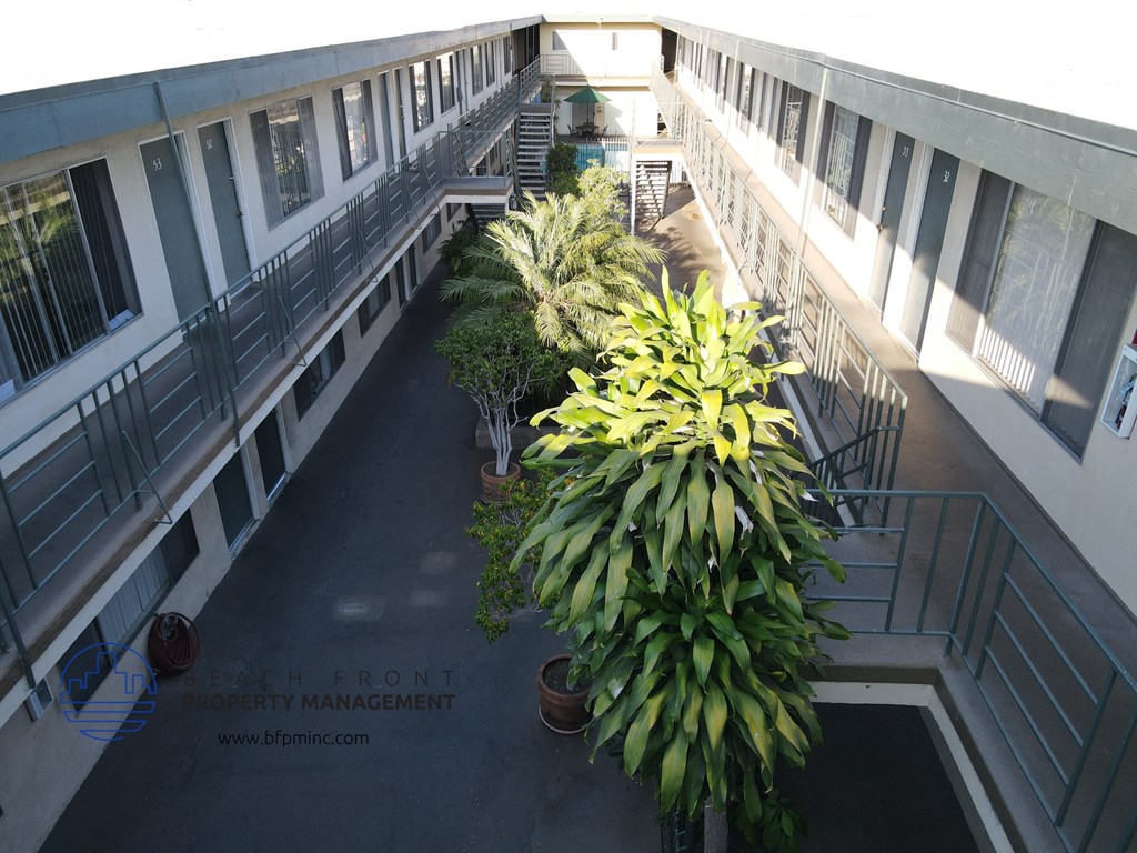 Top view of property