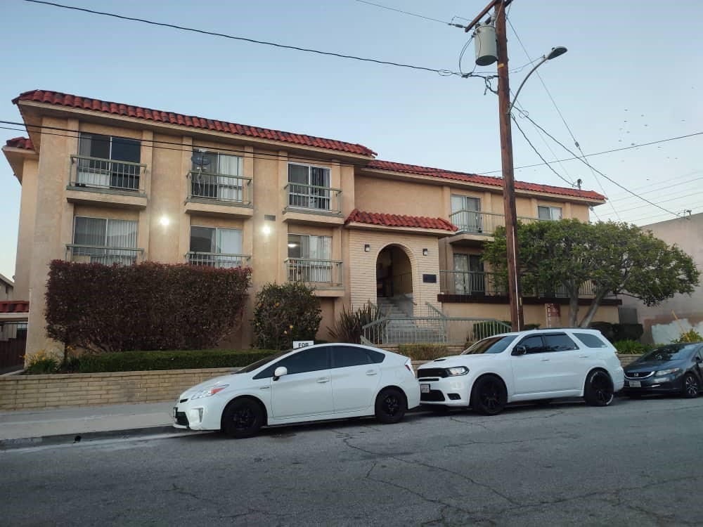 Side view of property