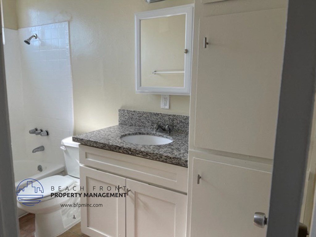 a bathroom with a sink and a toilet and a mirror