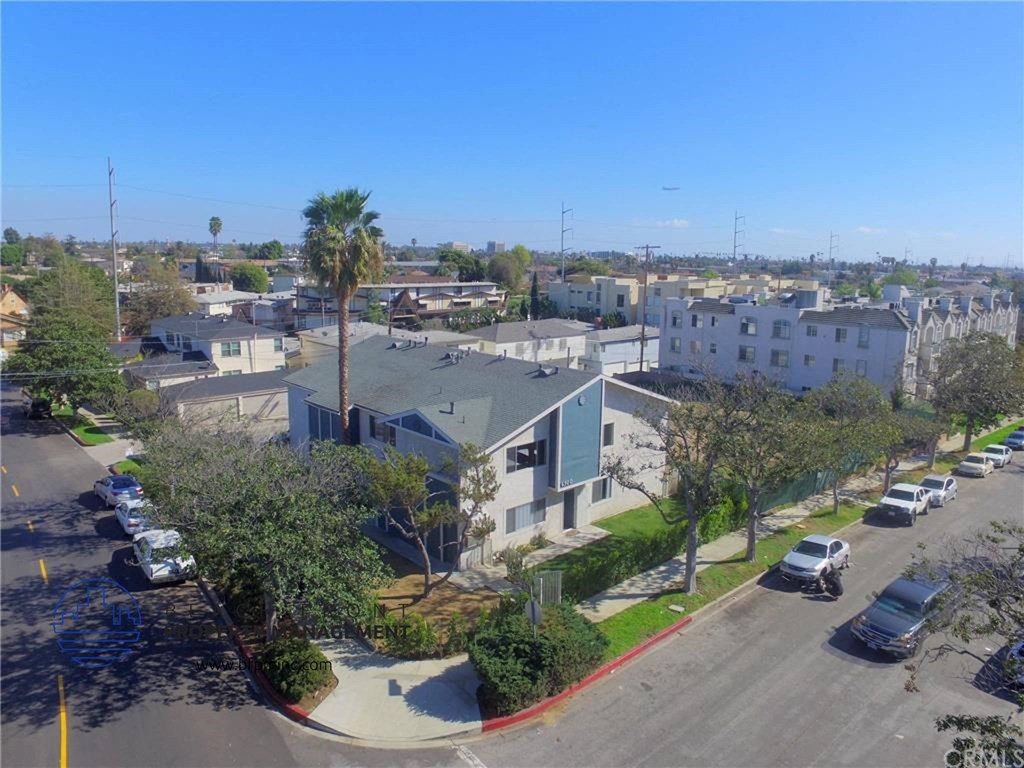 a view of the neighborhood from the roof of a building
