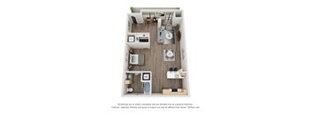 G05 Floor Plan at 1724 Highland, Los Angeles, CA, 90028
