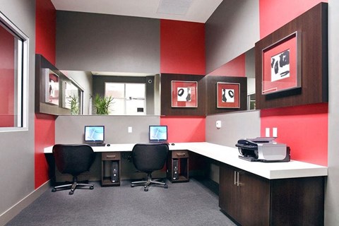 Business Center at 210 Third Lofts in Downtown Long Beach