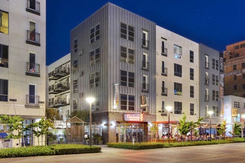 Exterior of 210 Third Lofts in Downtown Long Beach