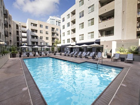 Glimmering Pool at 1724 Highland, Los Angeles, CA, 90028