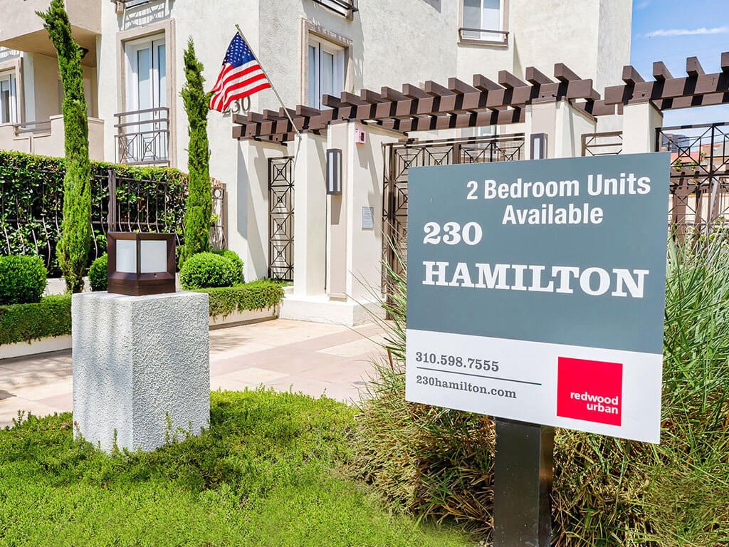 a sign that reads 2 bedroom units available at the apartments