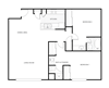 Allure Apts Ridge Floor Plan (2 Bedroom)