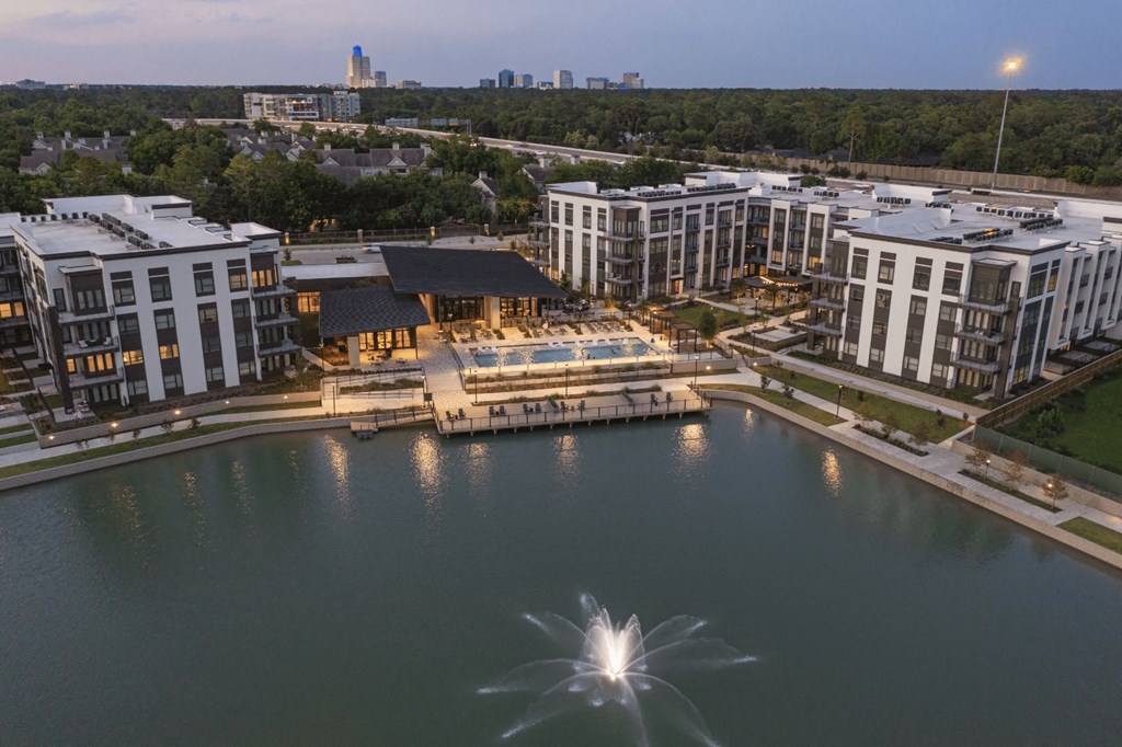 arial view of the cove lakeside resort