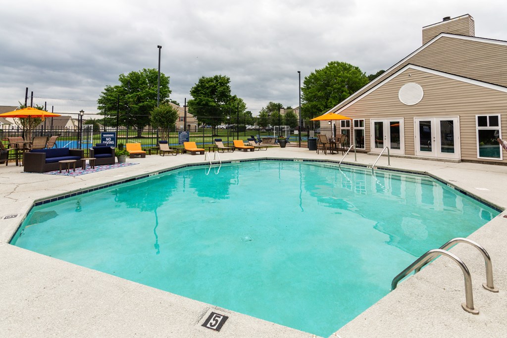 our apartments showcase a swimming pool