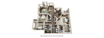 a floor plan is shown in this rendering