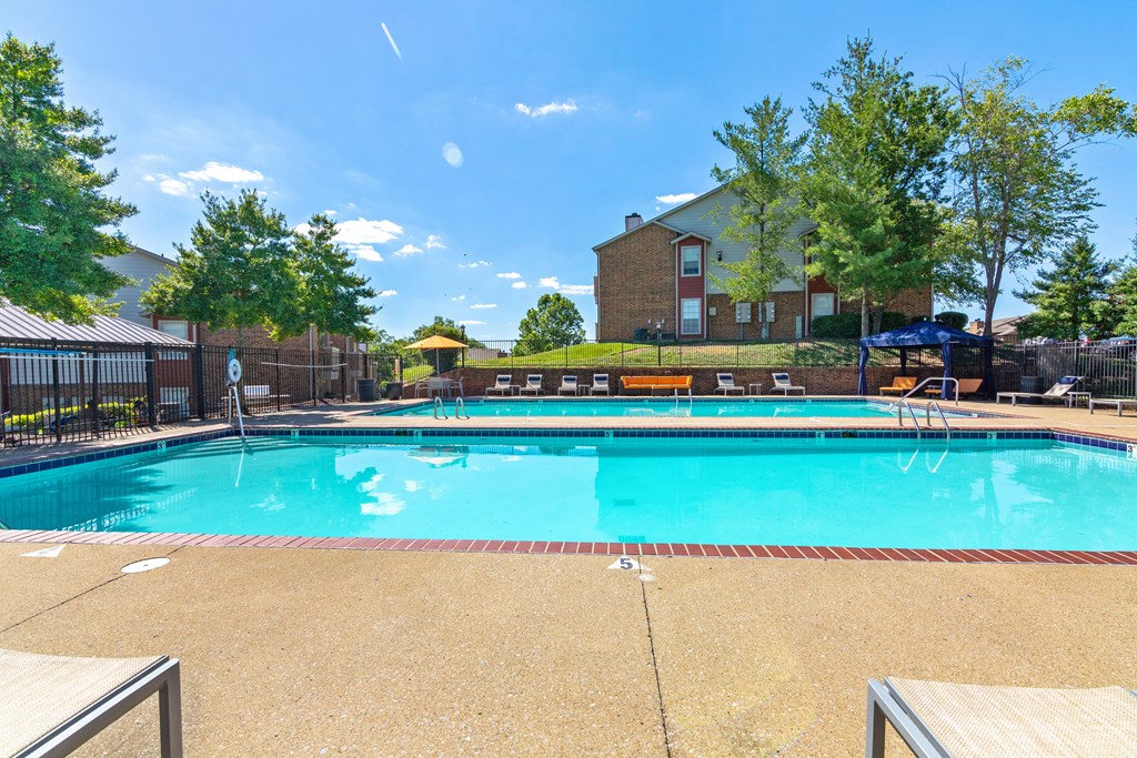 our apartments have a resort style swimming pool