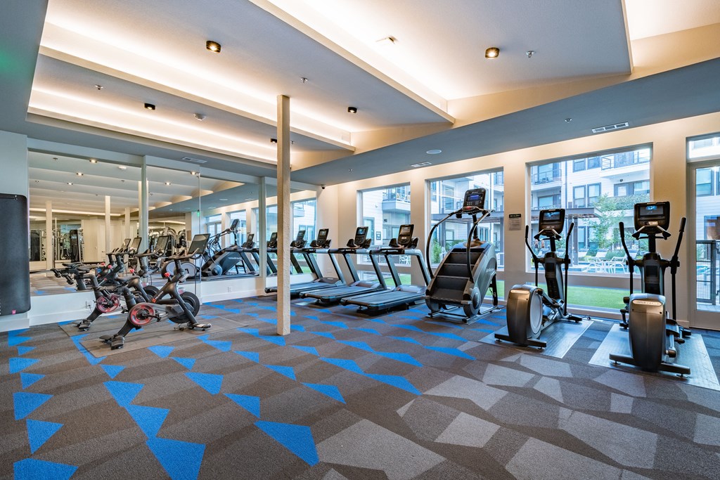 Fitness Center with Cardio Equipment