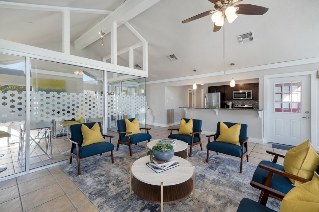 leasing office lounge