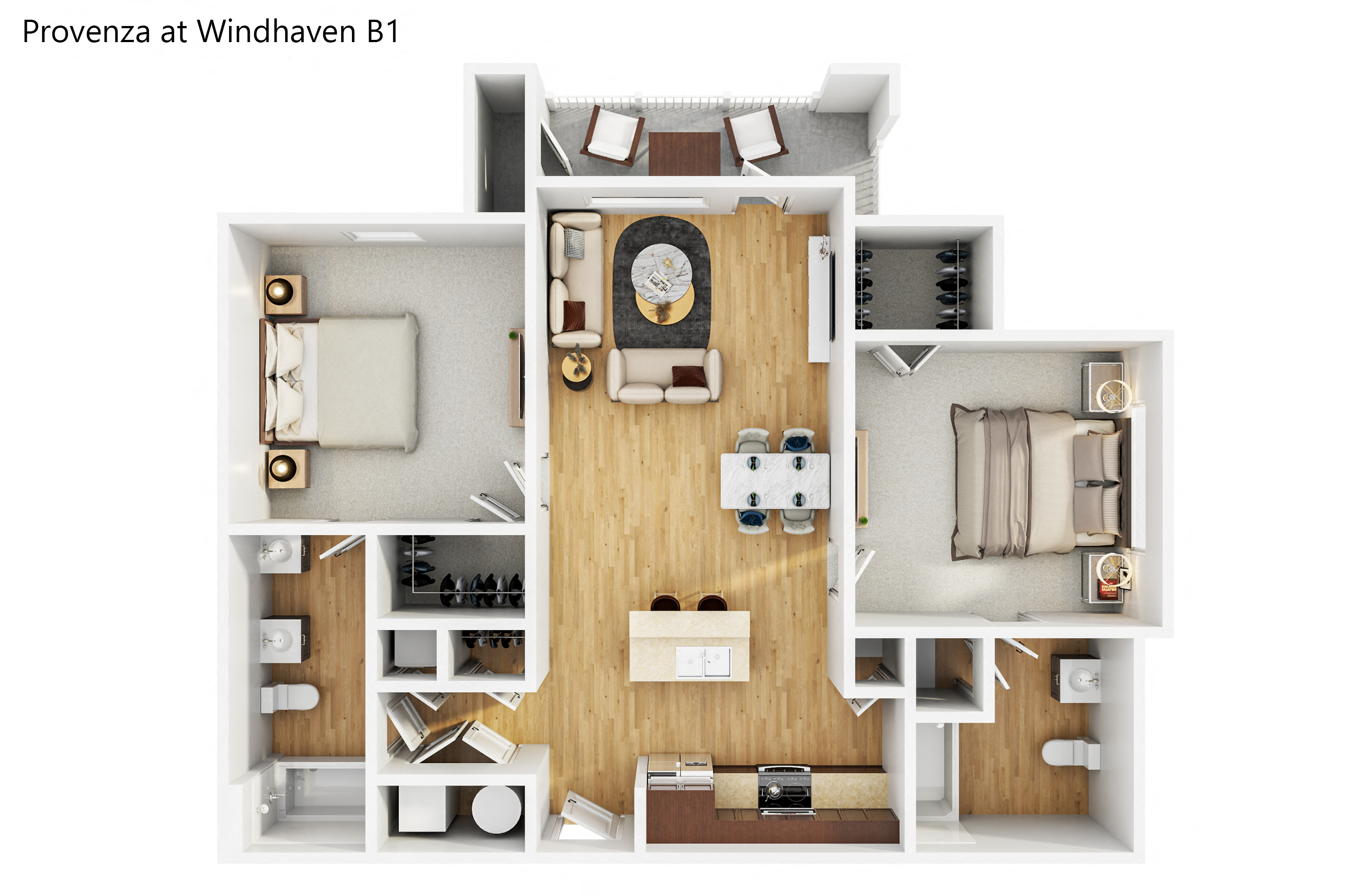 a stylized floor plan of the Halcyon Castle Hills 81