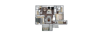 2 Bedroom 2 Bathroom