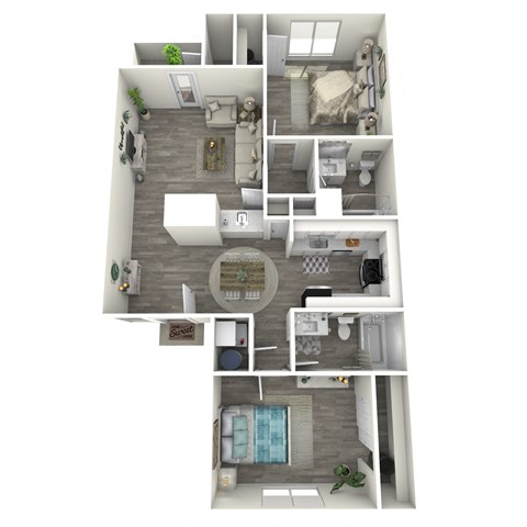 our apartments showcase a flexibility with our floor plans