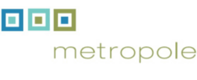 A graphic with the word "metropole" in a stylized font.