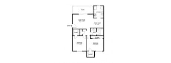 a floor plan of a bedroom floor plan