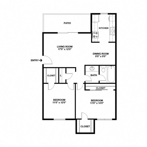 a floor plan of a bedroom floor plan