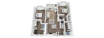 2 bedroom floorplan
