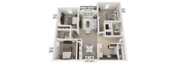 3 bedroom floorplan
