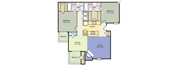 a blueprint of a floor plan of a house