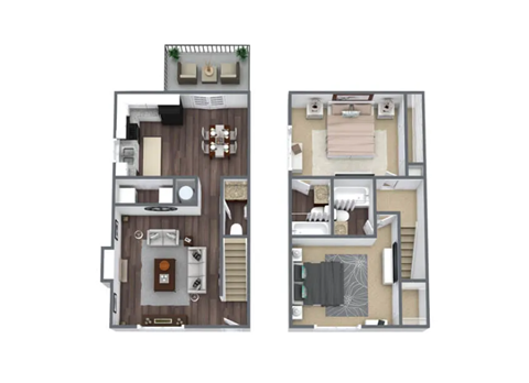a floor plan of a house