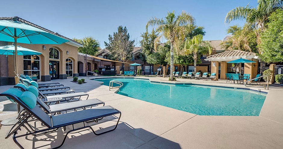 take a dip in our resort style pool