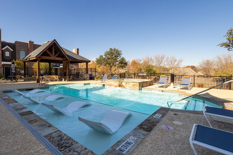 Pool with Lounge Chairs