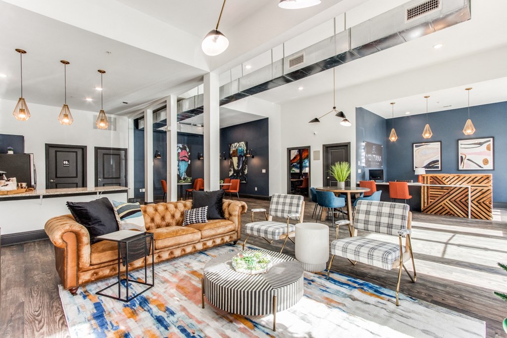 Resident Clubhouse with Lounge Seating Area