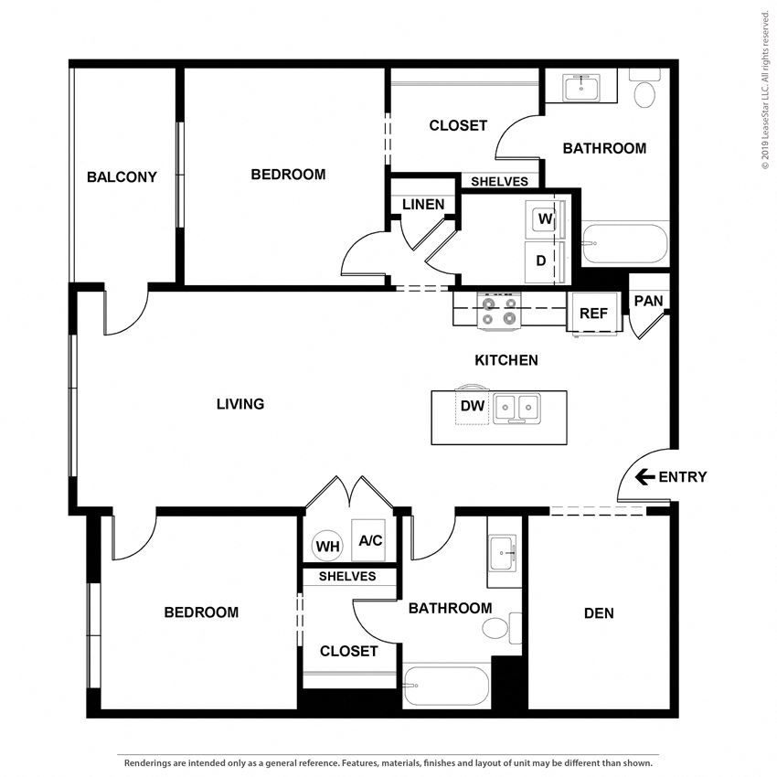 floor plan options in our riverwalk apartments