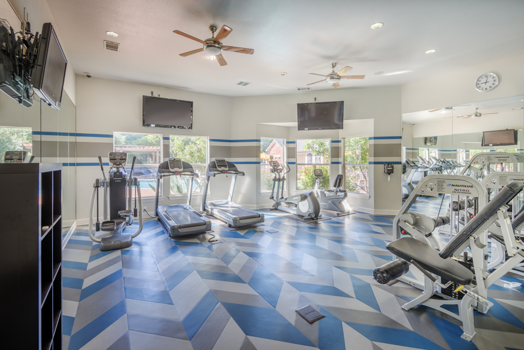 Fitness Center  at Parmer Place Apartments in Austin