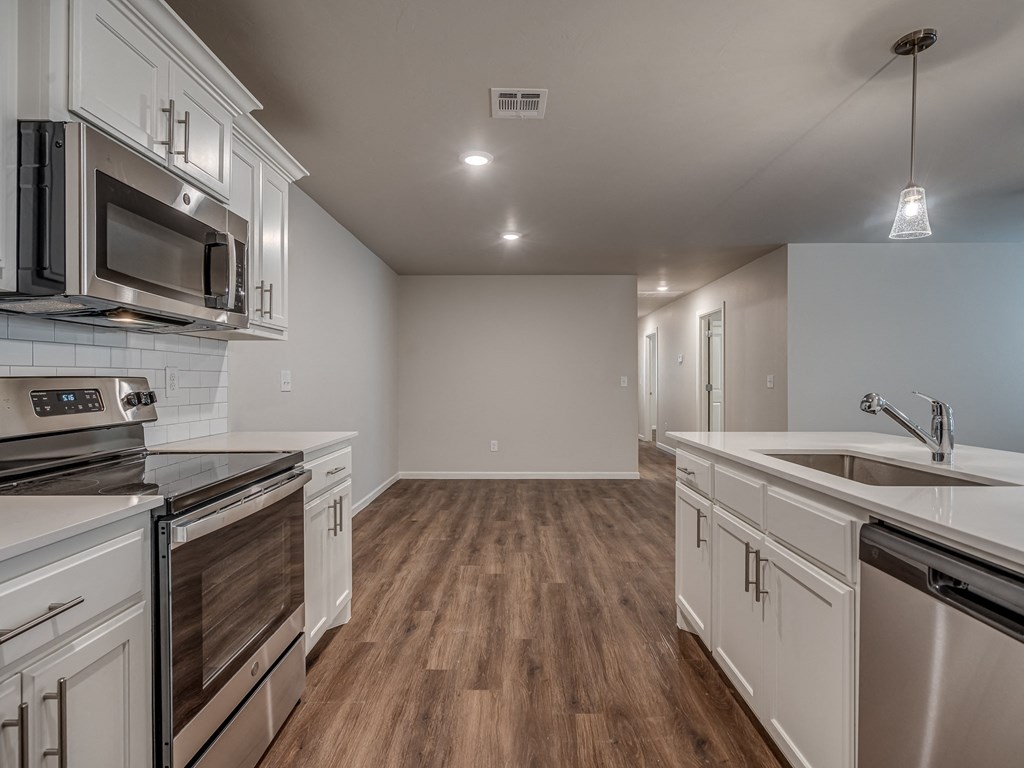 the heights on capitol hill apartments kitchen and living room