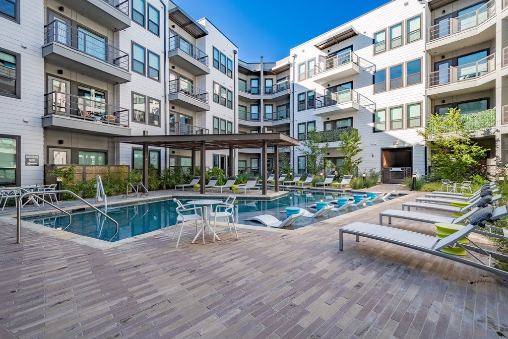 Resort Style Pool with Lounge Seating