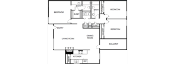 a floor plan of a house