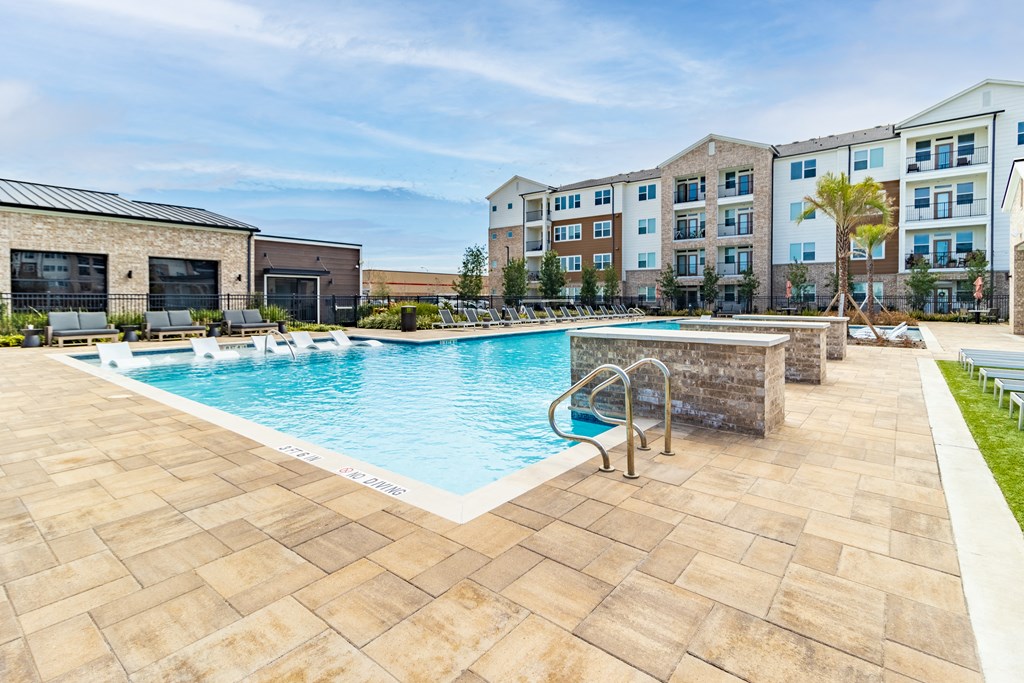 take a dip in our resort style swimming pool