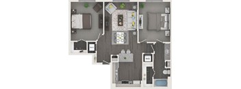 a 2103 sq ft floor plan with a bedroom and a living room