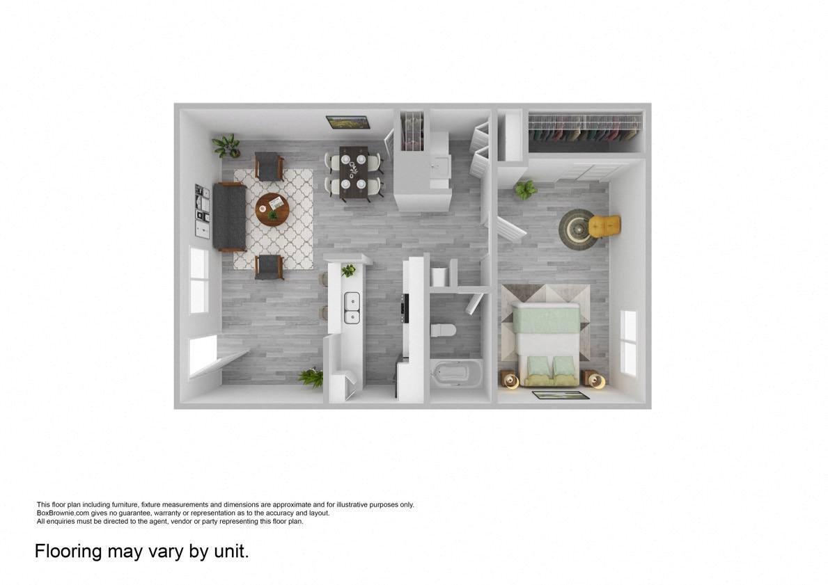 a flooring may vary by unit