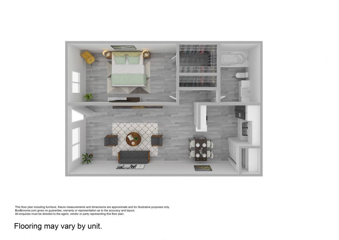 a flooring may vary by unit