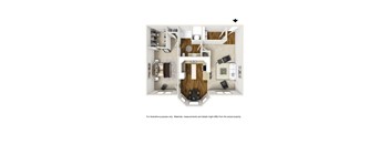 one bedroom apartment floorplan