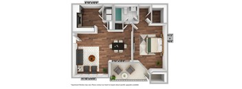 1 bedroom and 1 bath