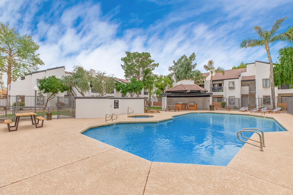 take a dip in our resort style pool