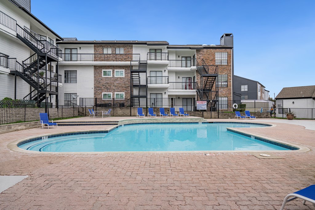 our apartments offer a swimming pool in front of our building