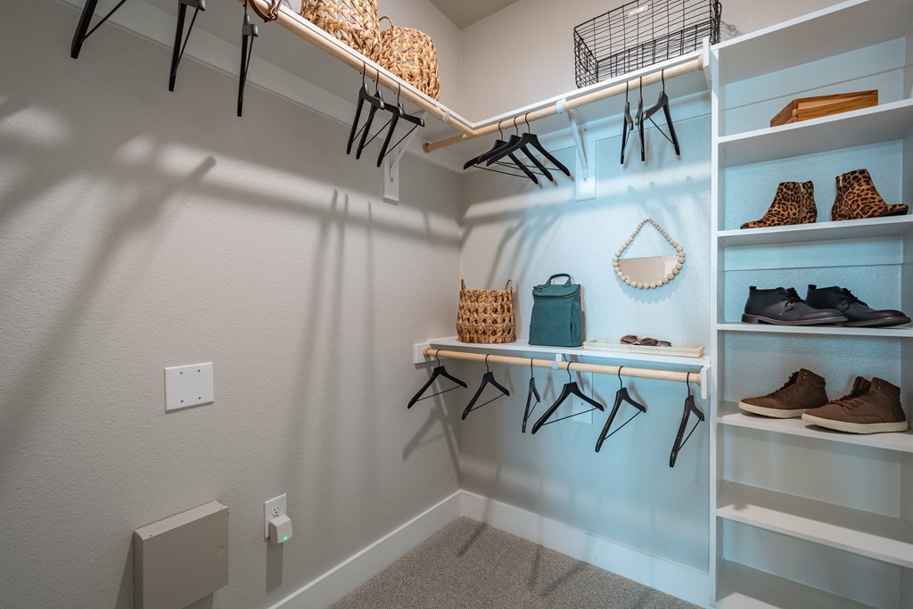 Model Apartment Home Bedroom Closet