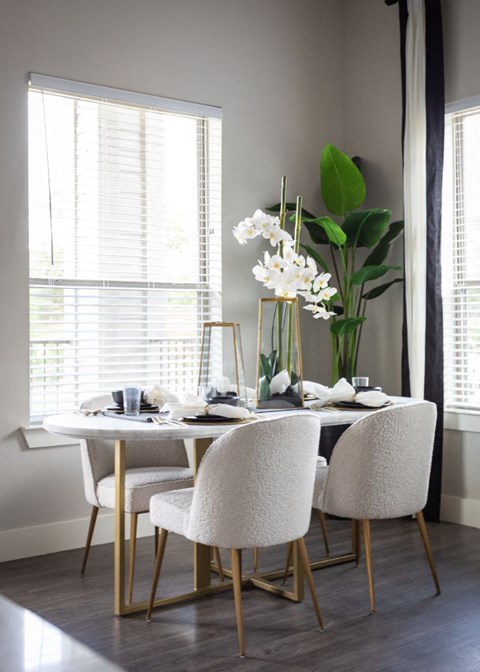 dining room table view