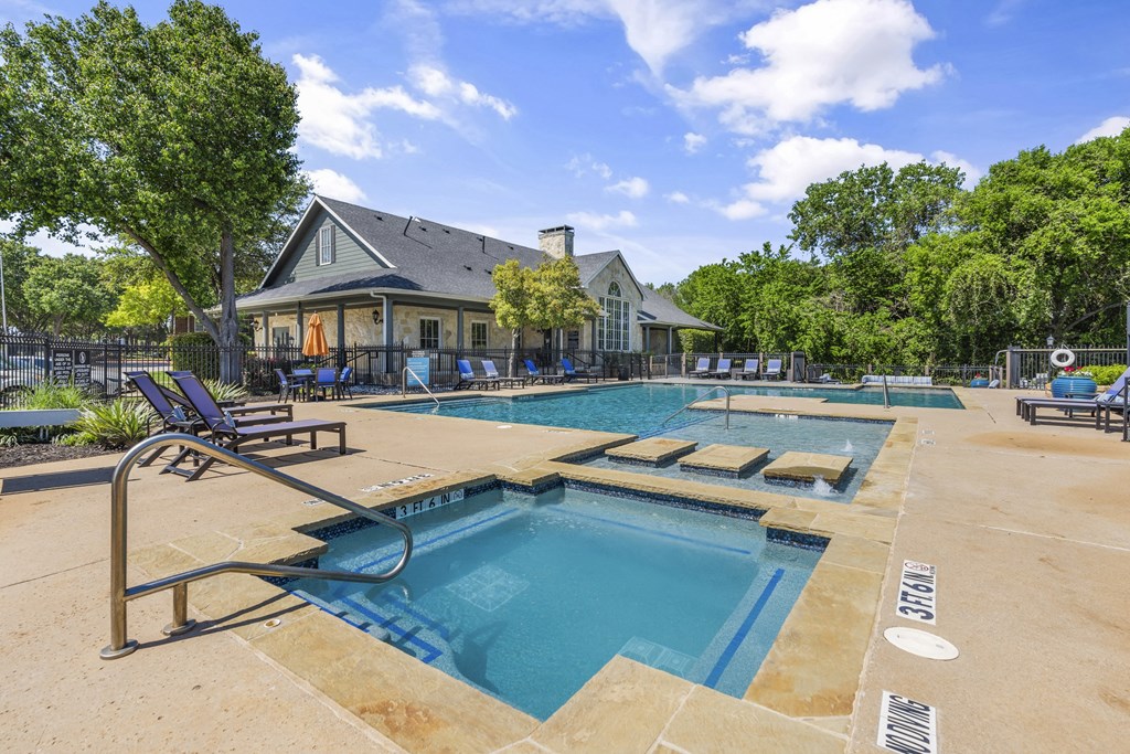 the swimming pool at the preserve at polk apartments ga