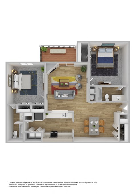 A floor plan of a house with a kitchen, living room, and bathroom.
