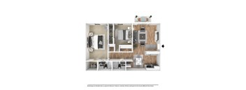 a 1 bedroom floor plan  sierra  2100 sq ft