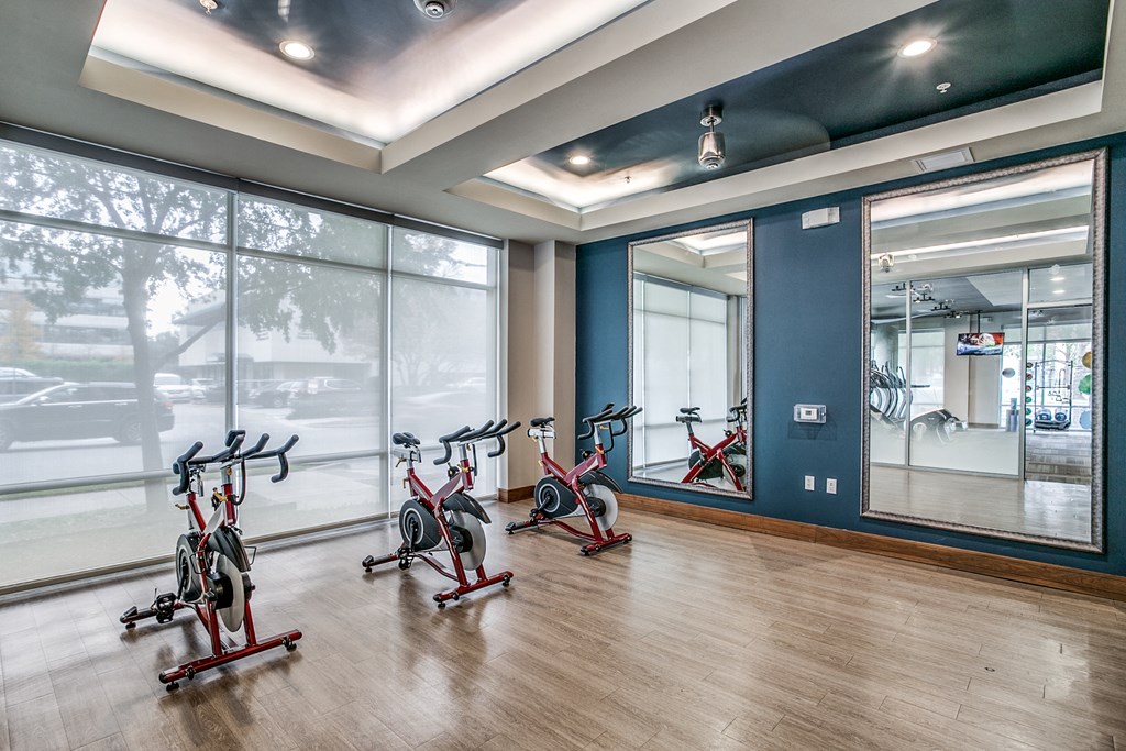 the gym at the house