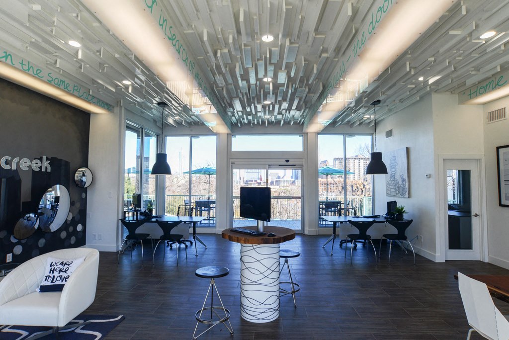 Front desk office lobby