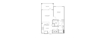 a black and white floor plan of a house